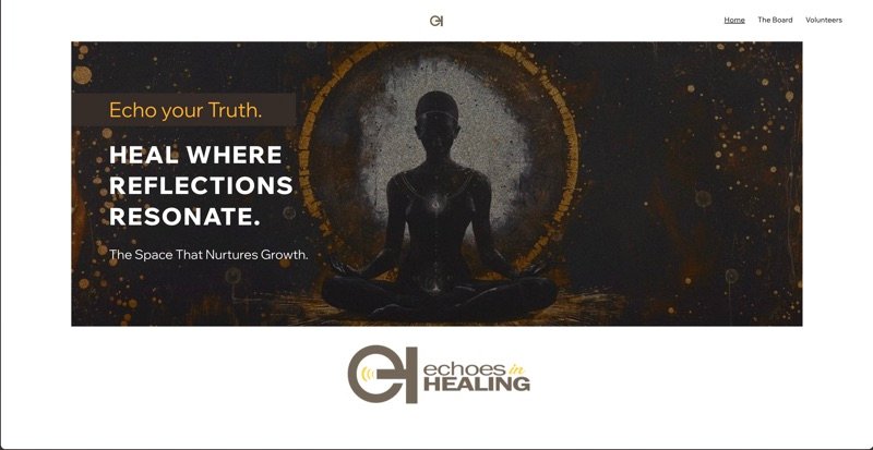 Echoes In Healing website